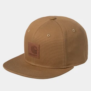 Online Carhartt WIP Logo Cap Hamilton Brown