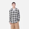 Store Carhartt WIP L/S Blanchard Shirt Blanchard Check, Charm Blue