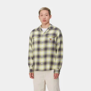 New Carhartt WIP L/S Blanchard Shirt Blanchard Check, Arctic Lime