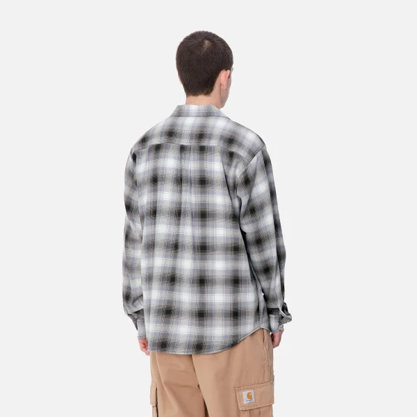 Store Carhartt WIP L/S Blanchard Shirt Blanchard Check, Charm Blue