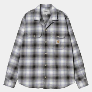 Store Carhartt WIP L/S Blanchard Shirt Blanchard Check, Charm Blue