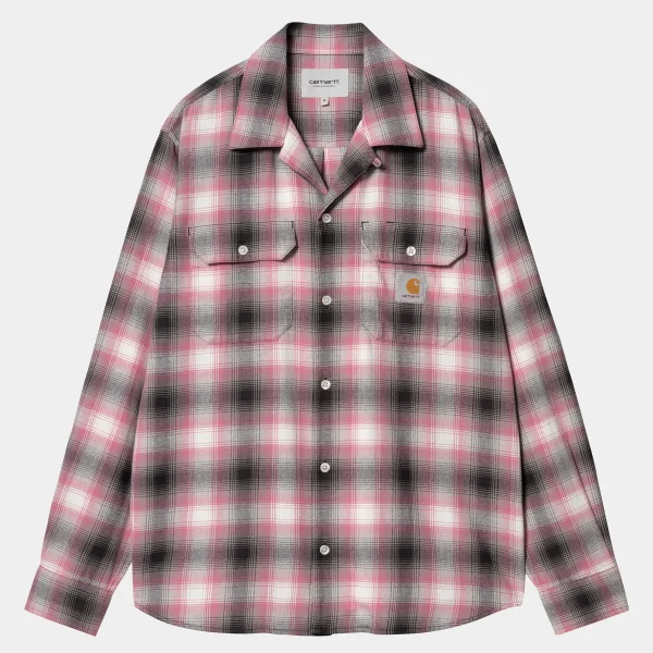 Cheap Carhartt WIP L/S Blanchard Shirt Blanchard Check, Charm Pink