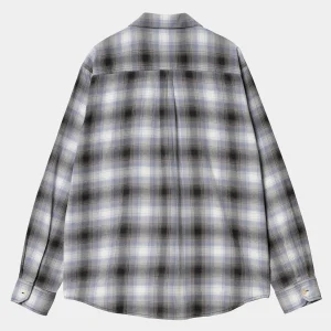 Store Carhartt WIP L/S Blanchard Shirt Blanchard Check, Charm Blue