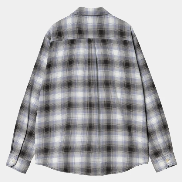 Store Carhartt WIP L/S Blanchard Shirt Blanchard Check, Charm Blue