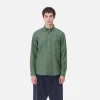 Outlet Carhartt WIP L/S Bolton Shirt Duck Green