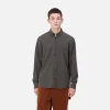 Fashion Carhartt WIP L/S Bolton Shirt Graphite