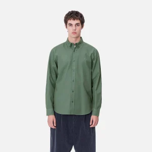 Outlet Carhartt WIP L/S Bolton Shirt Duck Green