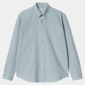 New Carhartt WIP L/S Bolton Shirt Dusty Ice