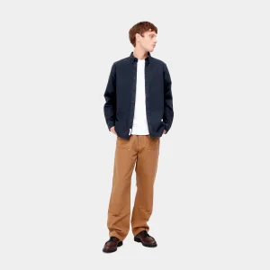 Fashion Carhartt WIP L/S Bolton Shirt Dark Navy