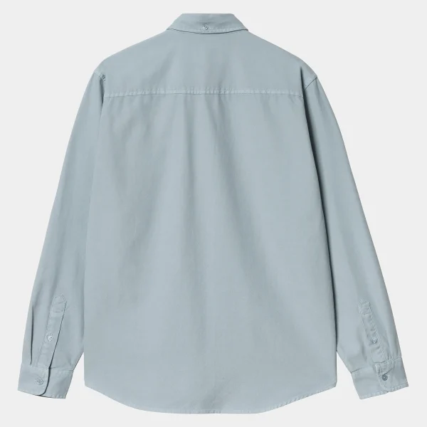 New Carhartt WIP L/S Bolton Shirt Dusty Ice