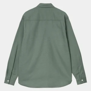 Clearance Carhartt WIP L/S Clink Shirt Duck Green