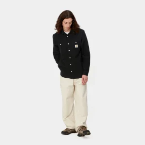 Shop Carhartt WIP L/S Clink Shirt Black