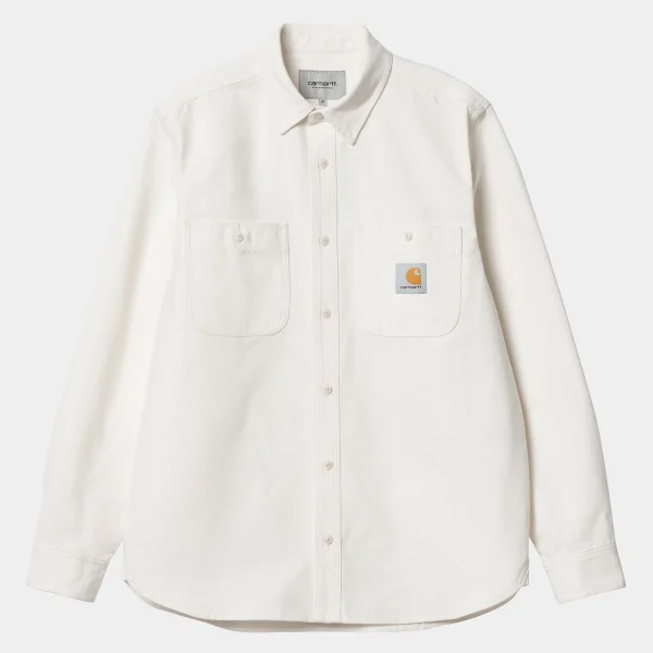 Sale Carhartt WIP L/S Clink Shirt Wax