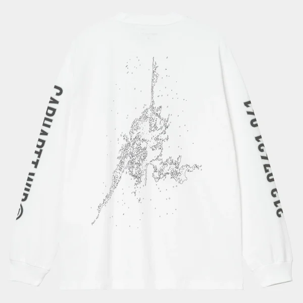 Best Carhartt WIP L/S Coordinate T-Shirt White