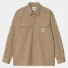 Sale Carhartt WIP L/S Craft Shirt Leather