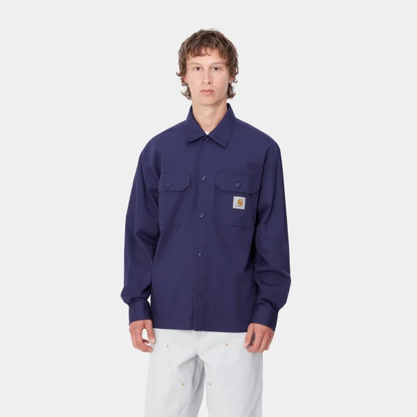 Hot Carhartt WIP L/S Craft Shirt Aura