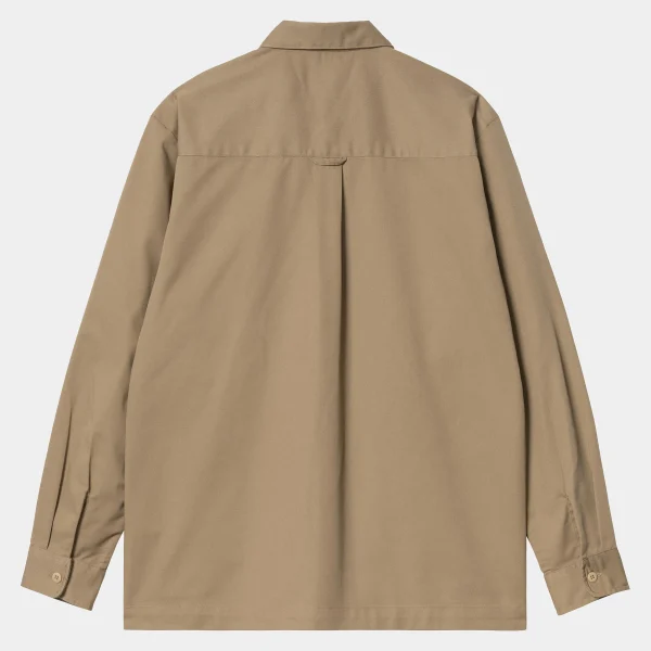 Sale Carhartt WIP L/S Craft Shirt Leather