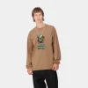 Discount Carhartt WIP L/S Drill Boy T-Shirt Peanut