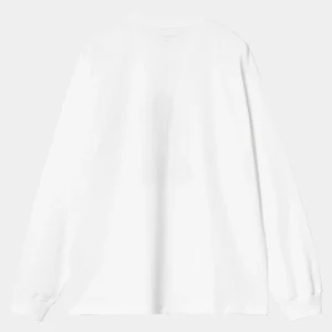 Online Carhartt WIP L/S Drill Boy T-Shirt White