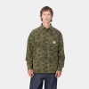 Online Carhartt WIP L/S Duck Shirt Camo Duck, Green / Office Green