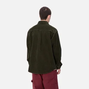 Fashion Carhartt WIP L/S Flint Shirt Office Green