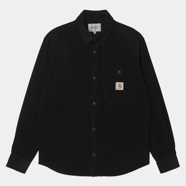 Flash Sale Carhartt WIP L/S Flint Shirt Black