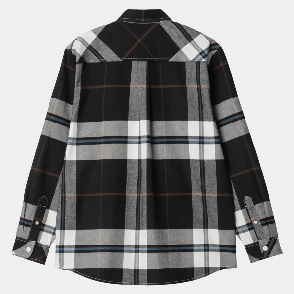 Outlet Carhartt WIP L/S Garnett Shirt Garnett Check, Wax / Wax