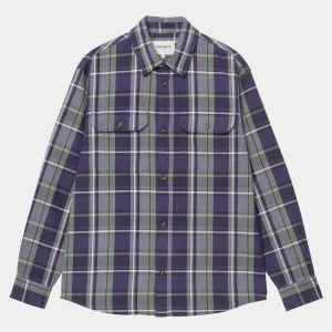 Flash Sale Carhartt WIP L/S Hobart Shirt Hobart Check, Aura