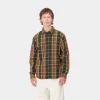 Store Carhartt WIP L/S Hobart Shirt Hobart Check, Sycamore Tree