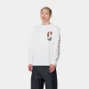 Discount Carhartt WIP L/S Machine 89 T-Shirt White