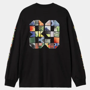 Store Carhartt WIP L/S Machine 89 T-Shirt Black