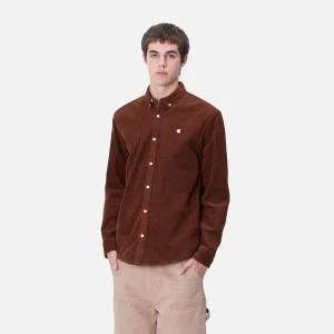 Cheap Carhartt WIP L/S Madison Cord Shirt Offroad / Wax