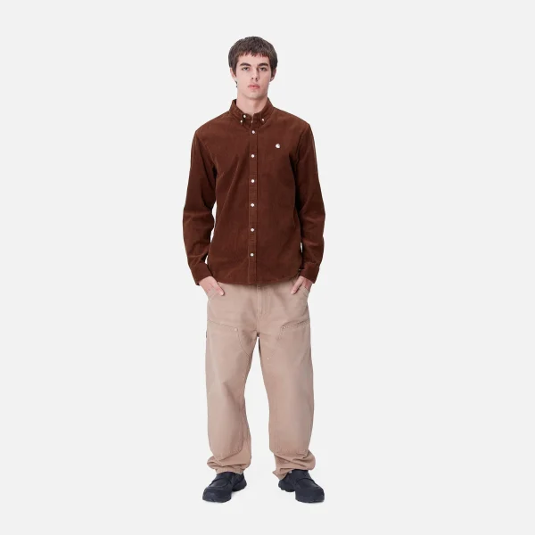 Cheap Carhartt WIP L/S Madison Cord Shirt Offroad / Wax