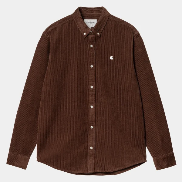 Cheap Carhartt WIP L/S Madison Cord Shirt Offroad / Wax