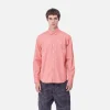 Cheap Carhartt WIP L/S Madison Shirt Dusty Rose / Wax