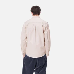 Best Carhartt WIP L/S Madison Shirt Moonbeam / Black