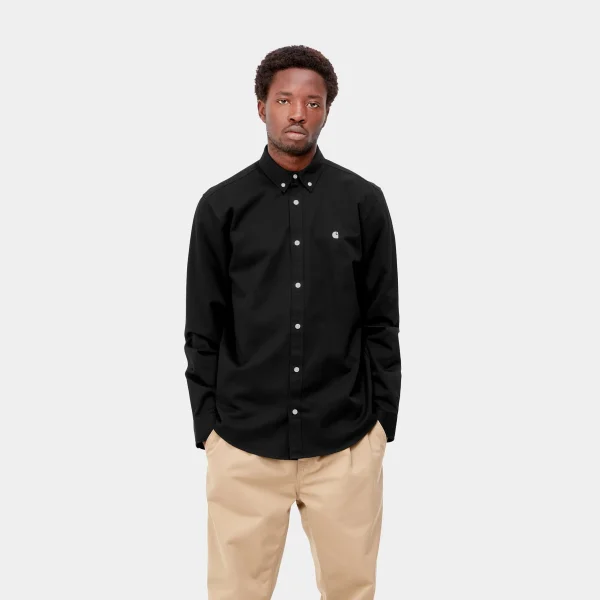 Flash Sale Carhartt WIP L/S Madison Shirt Black / Wax