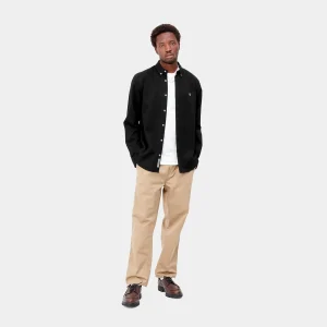 Flash Sale Carhartt WIP L/S Madison Shirt Black / Wax