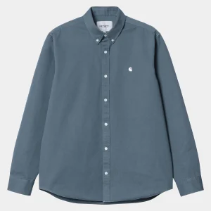 Shop Carhartt WIP L/S Madison Shirt Positano / Wax