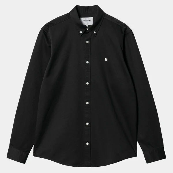 Flash Sale Carhartt WIP L/S Madison Shirt Black / Wax