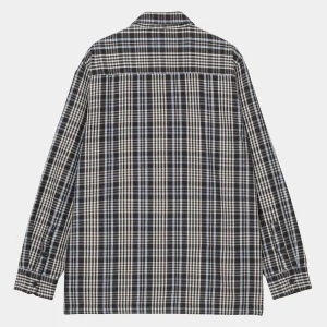 Cheap Carhartt WIP L/S Mandlik Shirt Mandlik Check, Dark Navy