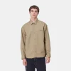 Cheap Carhartt WIP L/S Module Script Shirt Leather / Black