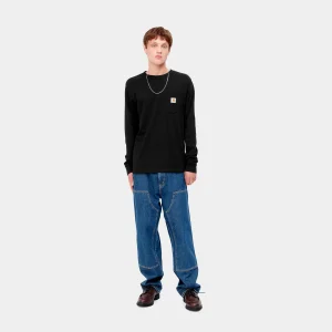 Hot Carhartt WIP L/S Pocket T-Shirt Black