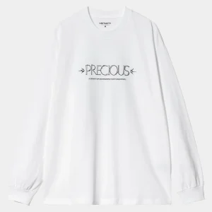 Online Carhartt WIP L/S Precious T-Shirt White