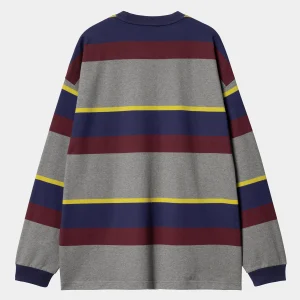 Sale Carhartt WIP L/S Sundling T-Shirt Sundling Stripe, Aura