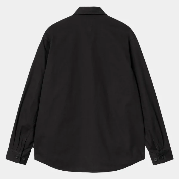 Sale Carhartt WIP L/S Tracker Shirt Black