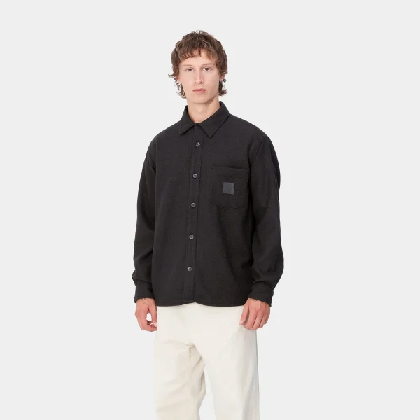 Store Carhartt WIP L/S Truman Shirt Chocolate / Black