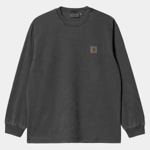 Shop Carhartt WIP L/S Vista T-Shirt Graphite