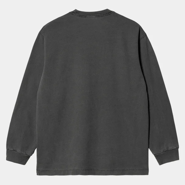 Shop Carhartt WIP L/S Vista T-Shirt Graphite