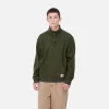 Fashion Carhartt WIP Luther Half Zip Sweat Tarragon Heather